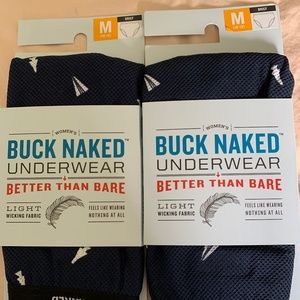 WOMENS Duluth Trading Buck Naked Briefs (2 pairs). Medium.  NWT.